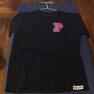 MENS SZ M PINK DOLPHIN GRAPHIC TEE